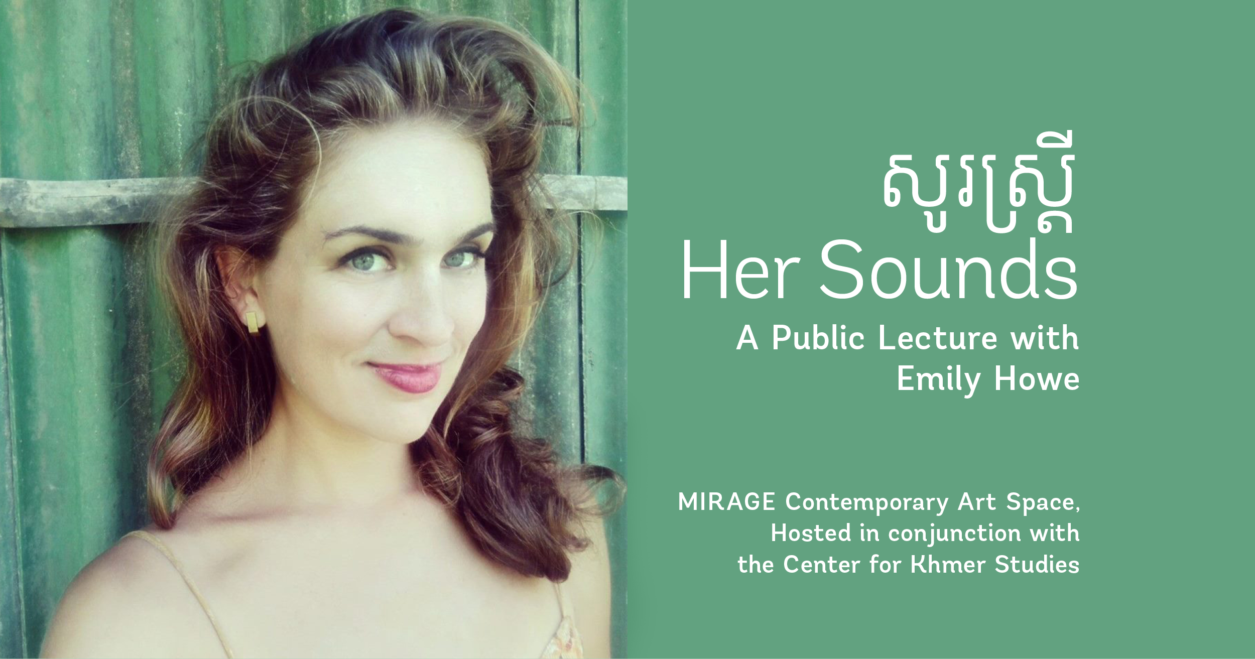 Public Lecture with Emily Howe at MIRAGE Contemporary Art Space in Siem Reap, Cambodia